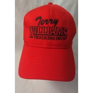 Terry William's Trucking Hat/Cap-Red-One Size-SnapBack-NEW